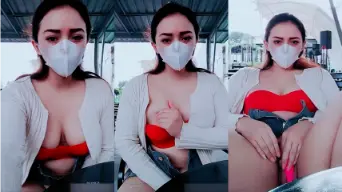 Ravicha Colmek di Cafe Outdoor Video by FapHouse