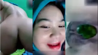 VCS Cewek Jilbab Omek Pake Timun Video by BOKEPSIN