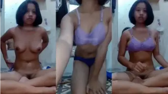 ABG Pakai BH dan CD di Rekam Video by IXXX