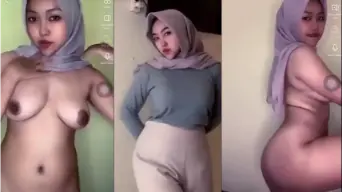Rahma Jilbab Toge Goyang Bugil Tiktok Video by Indo18