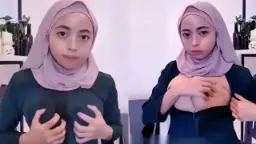 Hijab Menikmati Banget Remas Toketnya Video by PornOne