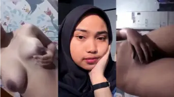 Hijab Daun Masih Muda Wati Pap TT Video by PornTrex